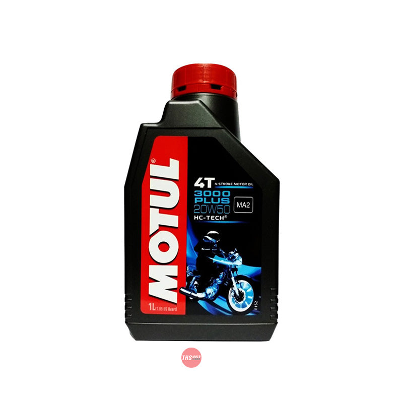 Motul 3000 Plus 4T 20W50 1L (20) Mineral Engine Oil 1 Litre