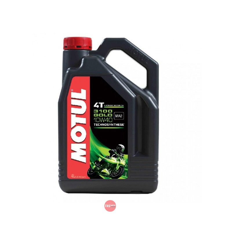 Motul 3100 Gold 4T 10W40 4L Technosynthese Engine Oil 4 Litre