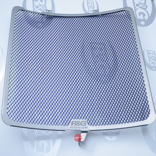 R&G Titanium Radiator Guard Kawasaki ZX-10R 16- Titanium