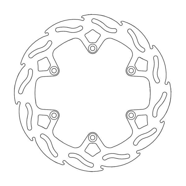 Moto Master Brake Disc Rear Flame Gas Husqvarna Ktm 220Mm