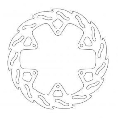 Moto Master Brake Disc Rear Flame Yamaha Yz125 Yz250 Yz250F Wr250F 02-18 Yz450F 03-17 Yz426F Wr426F