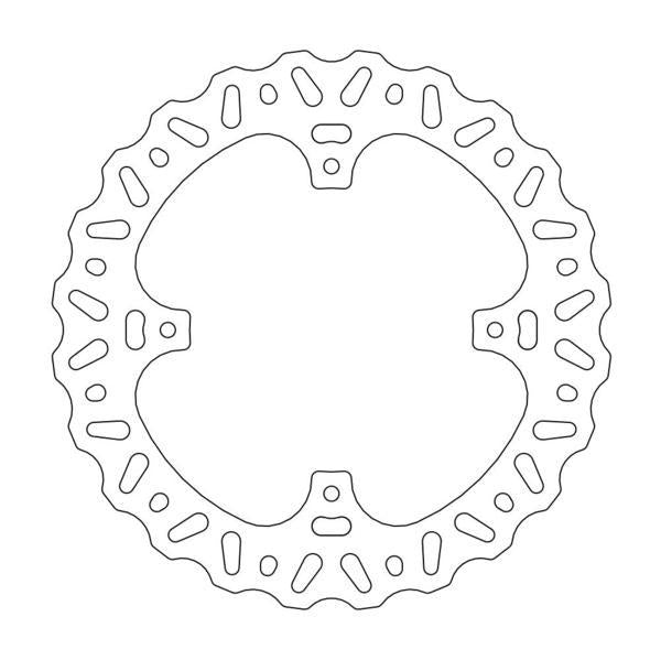 Moto Master Brake Disc Nitro Rear Honda Cr125R Cr250R 02-07 Crf250R 04-20 Crf250X 04-17 Crf450R