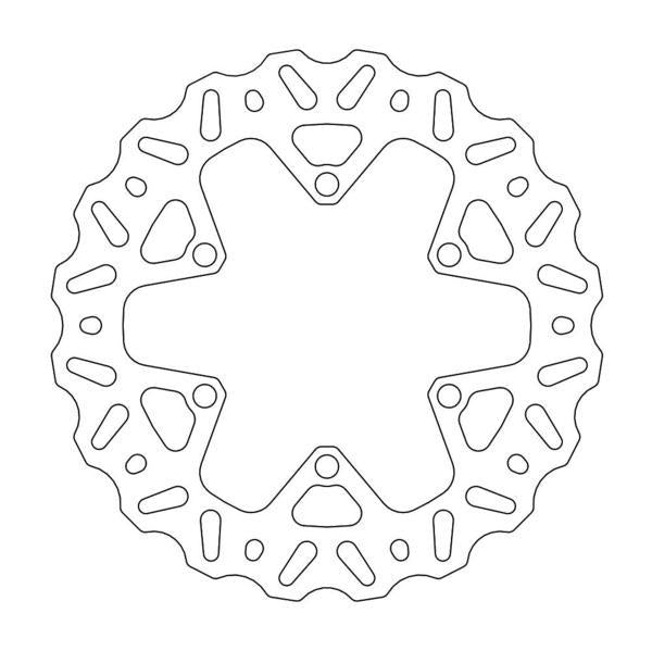 Moto Master Brake Rotor Nitro Front Kawasaki Kx85 01-21 Kx100 06-20