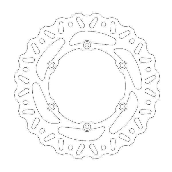 Moto Master Brake Rotor Nitro Rear Suzuki Rm125 Rm250 06-10 Drz400Sm 99-20