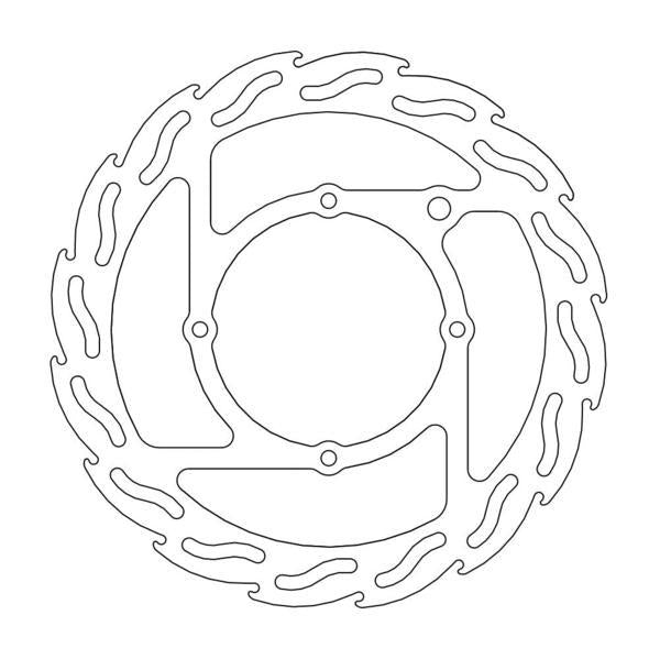 Moto Master Brake Disc Front Flame 240Mm Gas Mc85 2021 Husqvarna