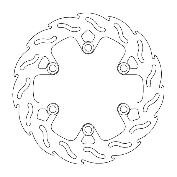 Moto Master Brake Disc Rear Flame Husqvarna Ktm