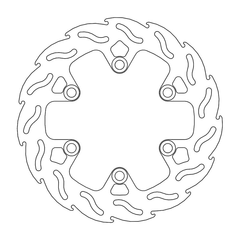 Moto Master Brake Disc Rear Flame Husqvarna Ktm