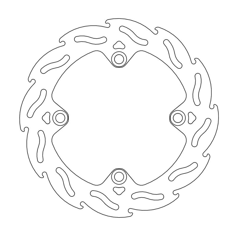 Moto Master Brake Disc Rear Flame Sherco Sc125 Sc250 Sc300 Sc250F Sc300F Sc450F Sc500F Sef500 19-21