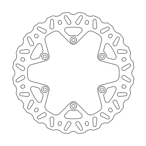 Moto Master Brake Disc Rear Nitro Yamaha Yz125 Yz250 19-21 Yz250F Wr250F Wr450F 19-20 Yz450F 18-19