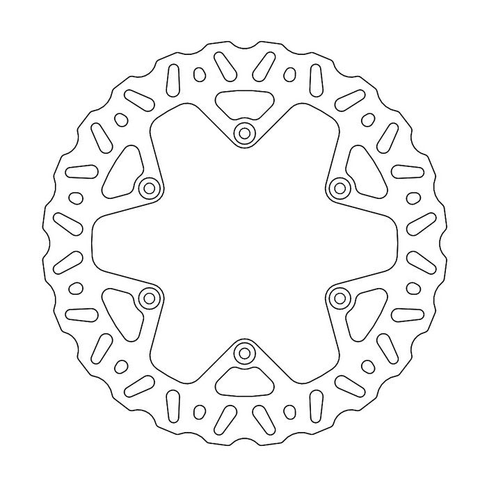 Moto Master Brake Disc Rear Nitro Yamaha Yz125 Yz250 19-21 Yz250F Wr250F Wr450F 19-20 Yz450F 18-19