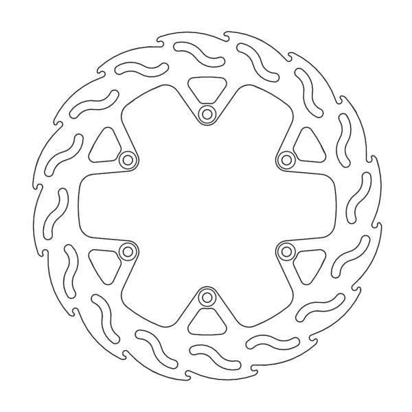 Moto Master Rear Brake Disc Flame Yamaha Yz250F Yz450Fx 2021 Yz450F 20-21