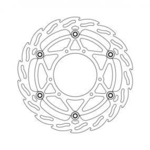 Moto Master Brake Disc Front Flame Floating Oversized 270Mm Honda Cr125R Cr250R 95-07 Cr500R 95-01