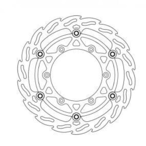 Moto Master Brake Disc Front Flame Oversized Kawasaki Yamaha