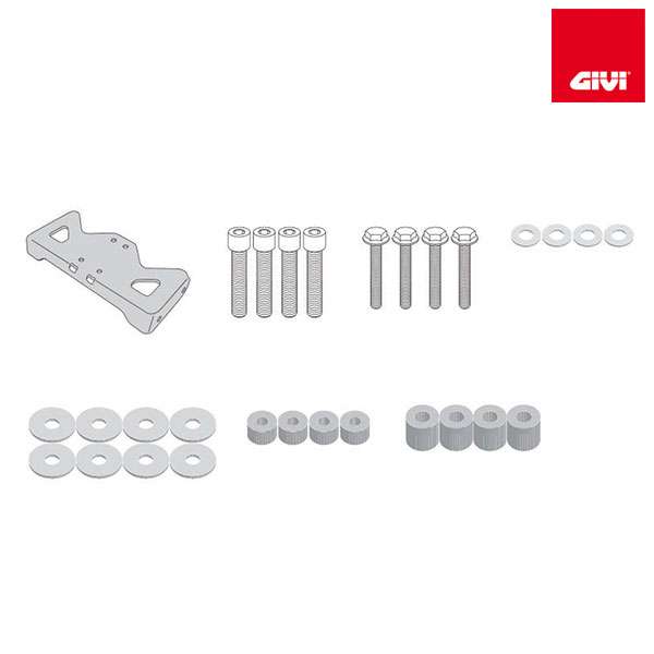 Givi Kit To Fit PLX1176 Without 1176FZ rear rack to Honda CB500 F 16-22