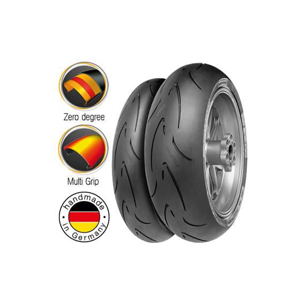 Continental 120/70-17 R NHS Medium TL Tyres ContiTrack Tubeless