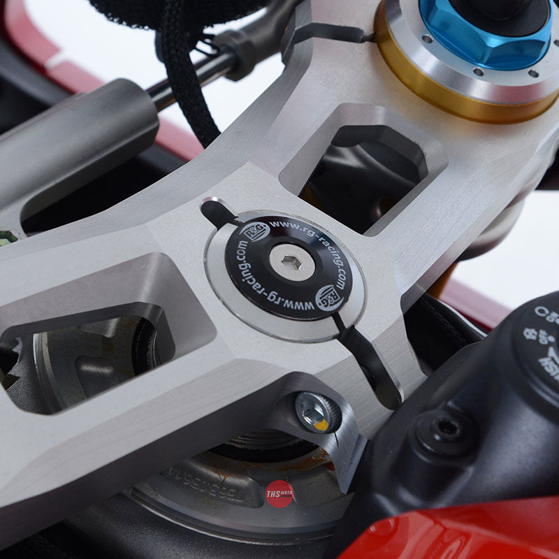 R&G Racing Top Yoke Cap Ducati Panigale V4/V4S Red