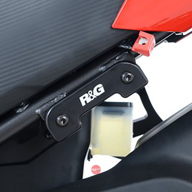 R&G Racing Rear Footrest Plate left side Honda CBR500R 13-15 Black