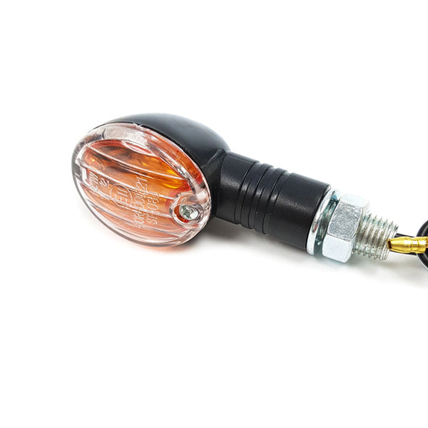 Tech 7 Micro Oval Indicators 60mm Short E-mark Clear Lens