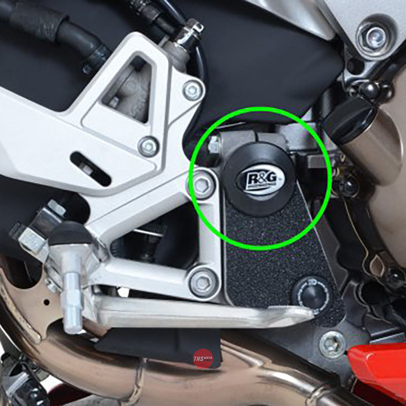 R&G Racing Frame Plug RHS Top Honda VF Black