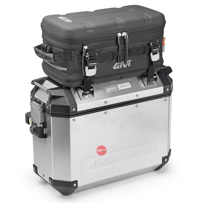 Givi Cam-side Pannier Left 37LT NEW OUTBACK Aluminium SILVER