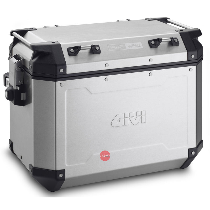 Givi Cam-side Pannier Left 48LT NEW OUTBACK Aluminium SILVER