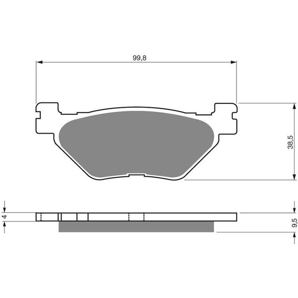 PREMIER BRAKE PADS HI-PERF SINT