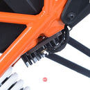 R&G Racing Rear Footrest Plate left side KTM 125 Duke 17 Black
