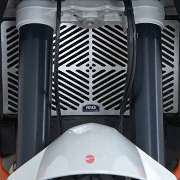R&G Stainless Steel Radiator Guard KTM 990 Adventure 05- Stainless