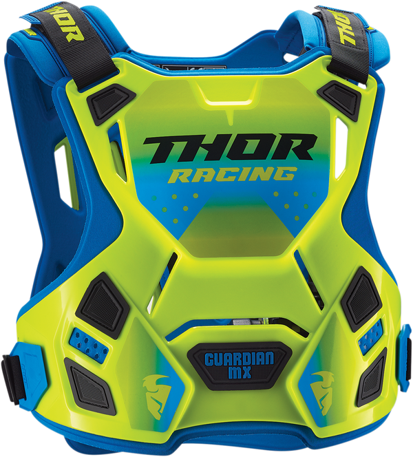 Thor Chest Protector MX Adult Guardian Flo Green Blue Medium Large