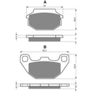 PREMIER BRAKE PADS FULL SINTERED KFX50 Rr