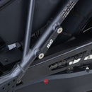 R&G Racing Rear Footrest Plate pair Honda CRF1000L Black