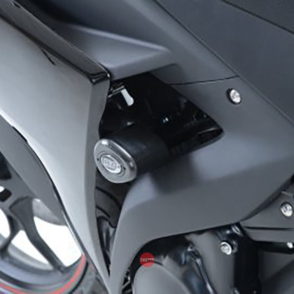 R&G Racing Crash Protector Frame Slider Yamaha YZF-R25/YZF-R3 Race White