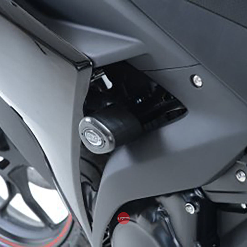 R&G Racing Crash Protector Frame Slider Yamaha YZF-R25/YZF-R3 Race White
