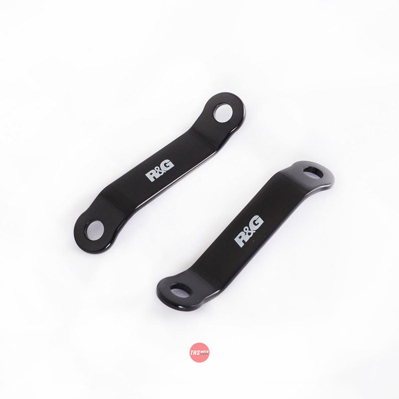 R&G Racing Rear Footrest Plate pair Suzuki GSX1000 Katana 19- Black