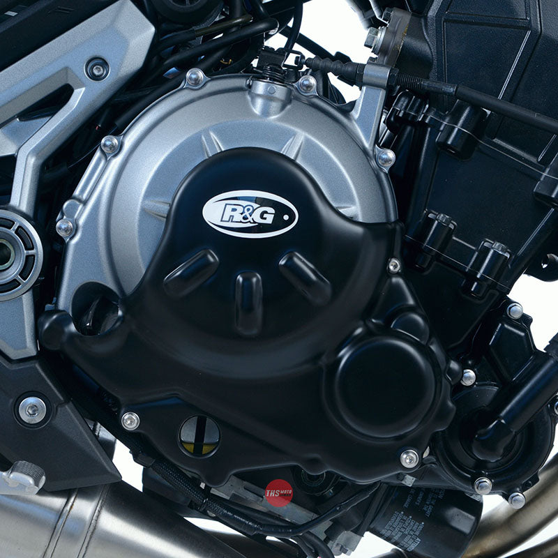 R&G Racing Slash Cut Engine Case Cover Z650 17- Ninja 650 17- RHS Black