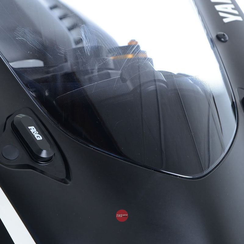 R&G Racing Mirror Blanking Plates Yamaha YZF-R6 17- Black