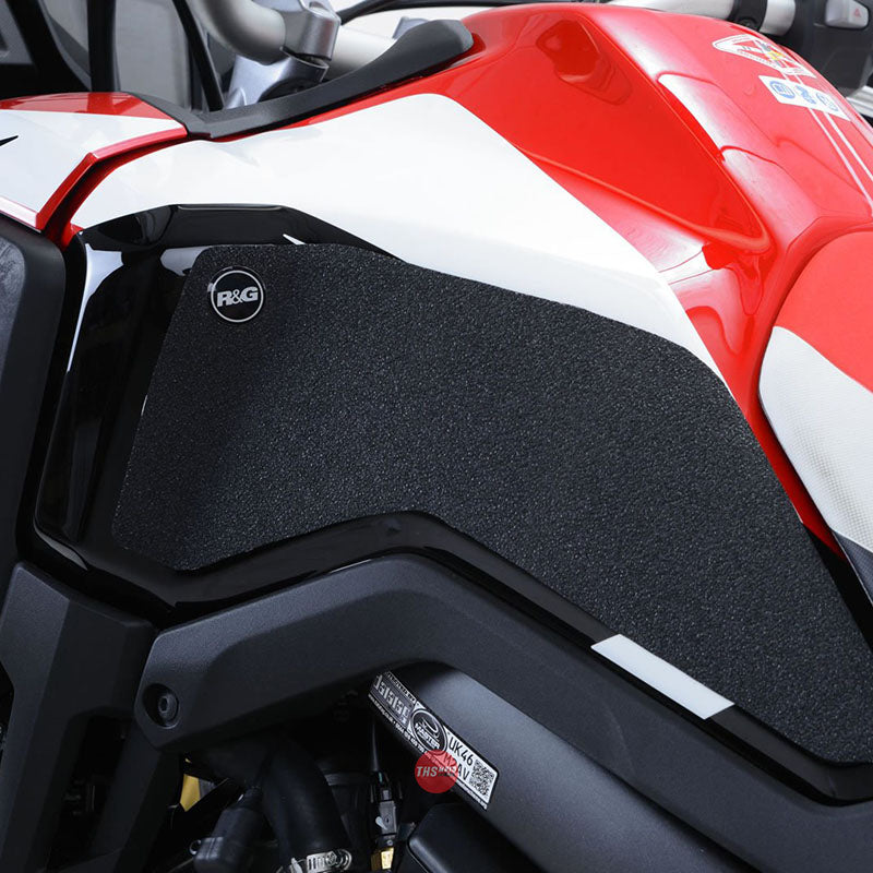R&G Tank Traction Grips Honda Africa Twin 16- Clear