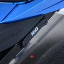 R&G Racing Rear Footrest Plate left side Kawasaki Ninja 300 Black