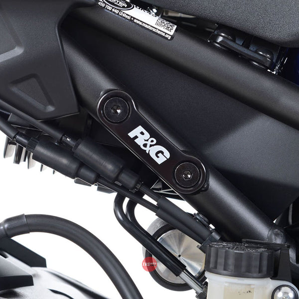 R&G Racing Rear Footrest Plate pair Yamaha MT-10 Black