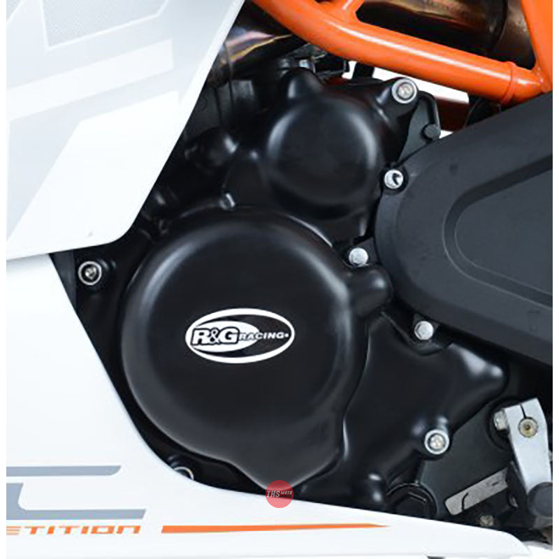 R&G Racing KTM RC125/200 LHS engine cas Black