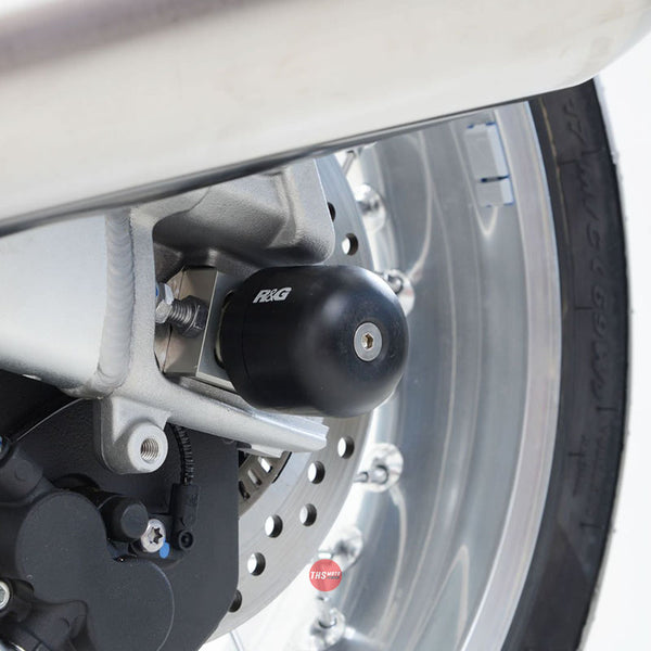 R&G Swingarm Protectors the Triumph Thruxton 1200 16-, Thruxton 1200R 16 Black