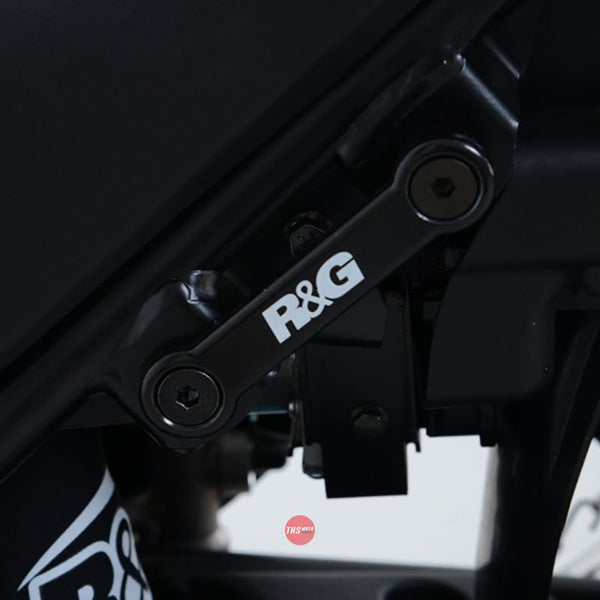 R&G Racing Rear Footrest Plate left side Suzuki SV650 16- Black