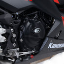R&G Racing Engine Case Cover Kit 2pc Kawasaki Ninja 400 2018 Black