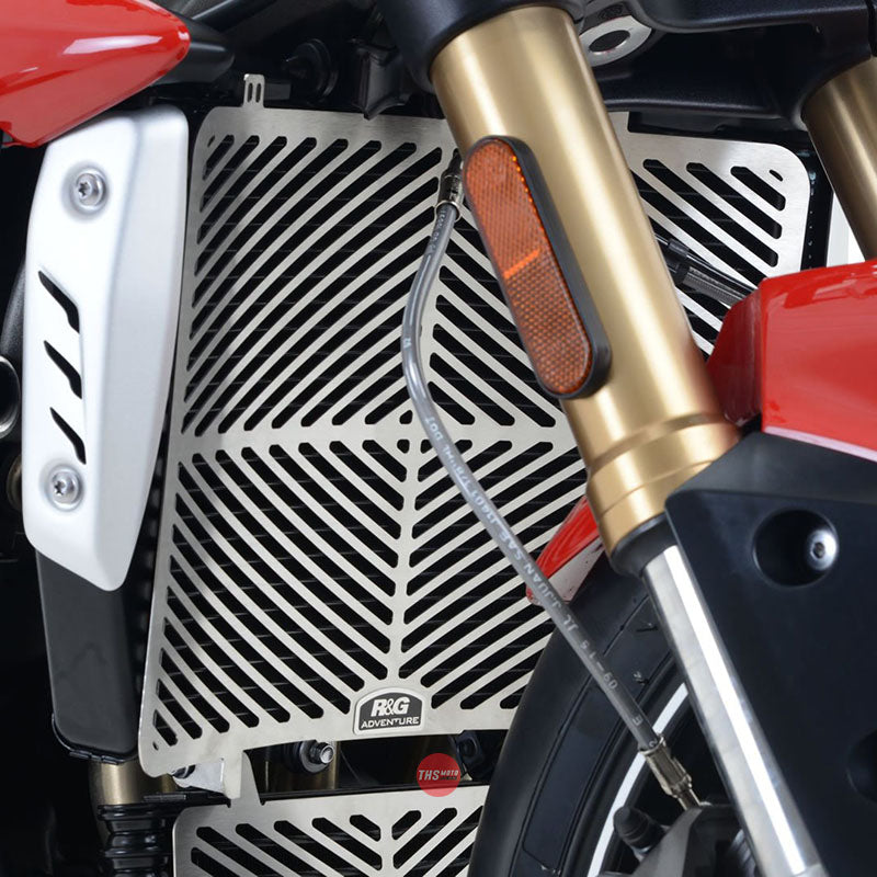 R&G Stainless Steel Radiator Guards the Triumph Speed Triple S and R  Stainless