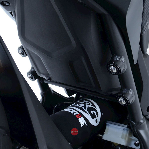 R&G Racing Rear Foot Rest Blanking Plate Honda CB125R 18-CB300R 18- RG Black