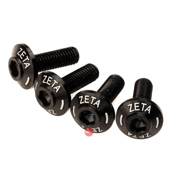 ZETA Screen Bolt Set Black 4Pc ZS88-1040