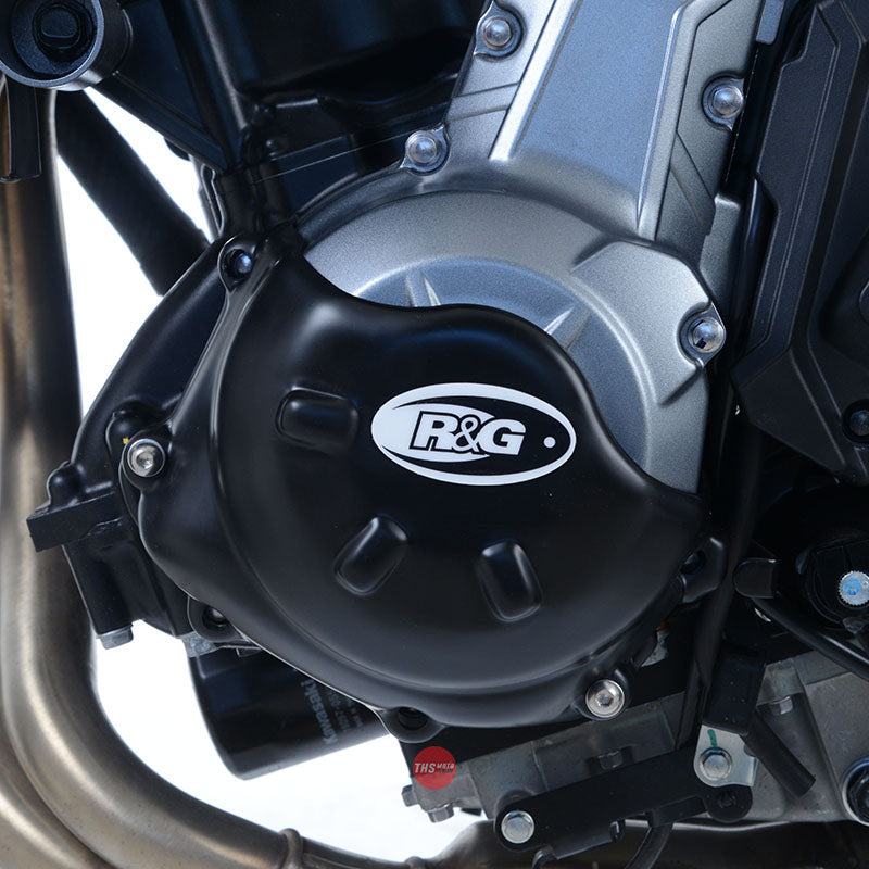 R&G Racing Slash Cut Engine Case Cover Z650 17- Ninja 650 17- LHS Black