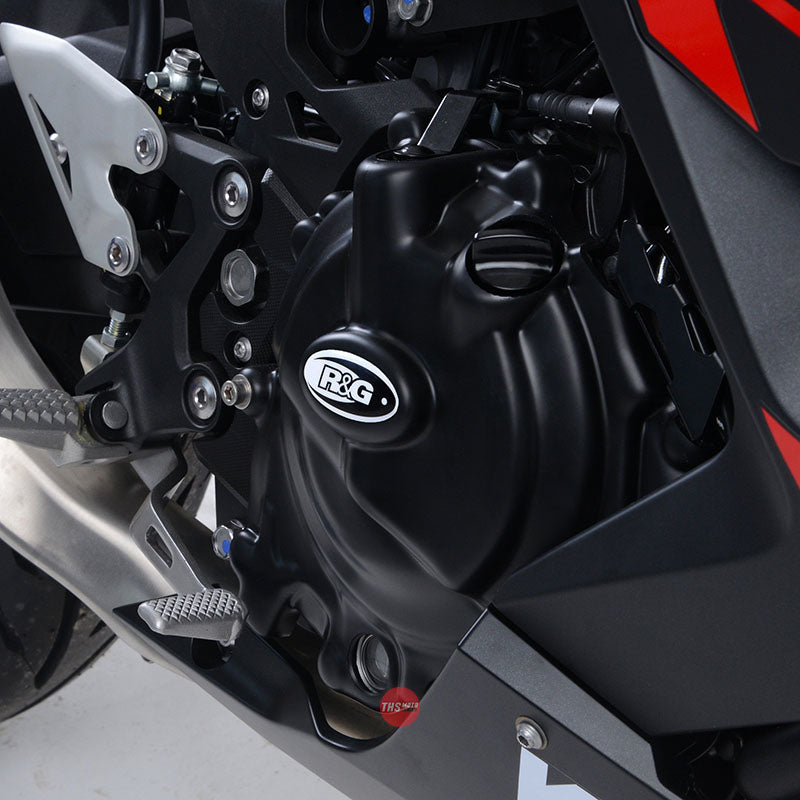 R&G Racing Engine Case Cover Kit 2pc Kawasaki Ninja 400 2018 Black