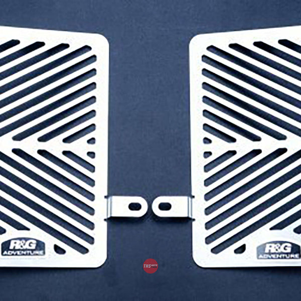 R&G Stainless Steel Radiator Guard Honda XL700V Transalp 08- Stainless
