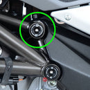 R&G Upper Trellis Frame Plug MV Agusta models Black